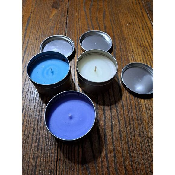 Lot 3 New Anime Hand Poured Soy Wax Candles in Tins - Picture 3 of 9